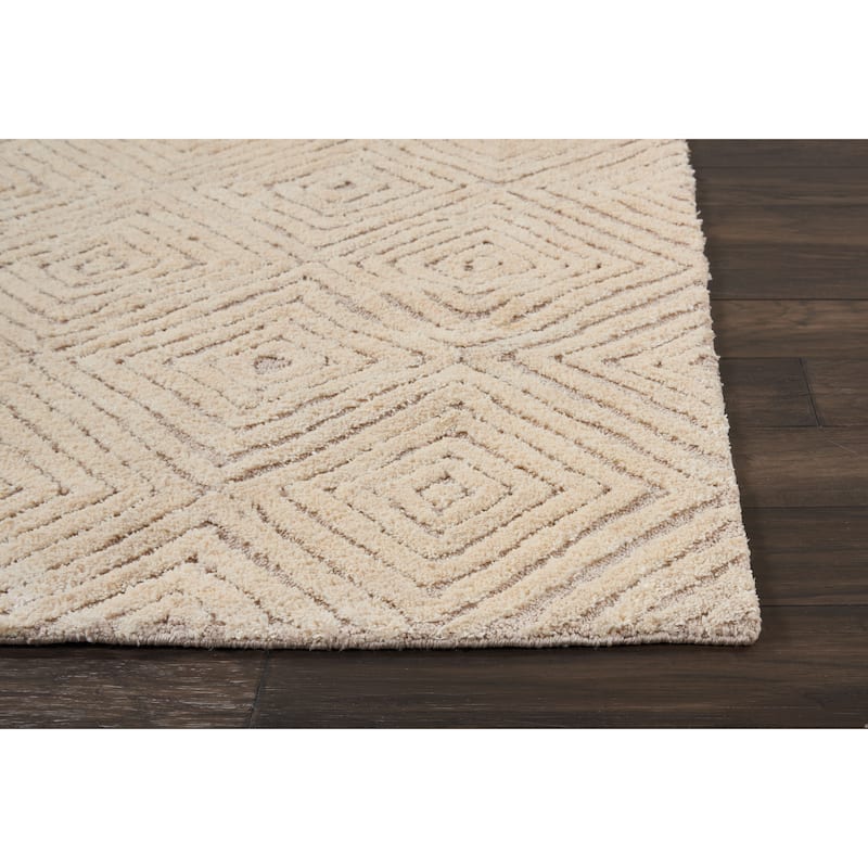 Nourison Modern Geometric Hand-tufted Area Rug