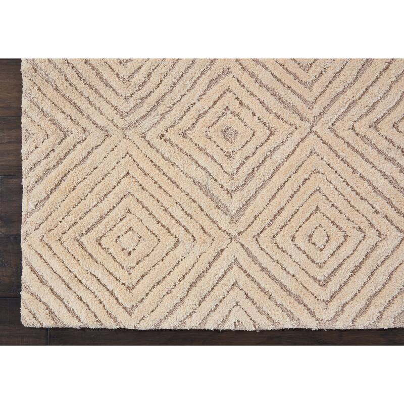 Nourison Modern Geometric Hand-tufted Area Rug