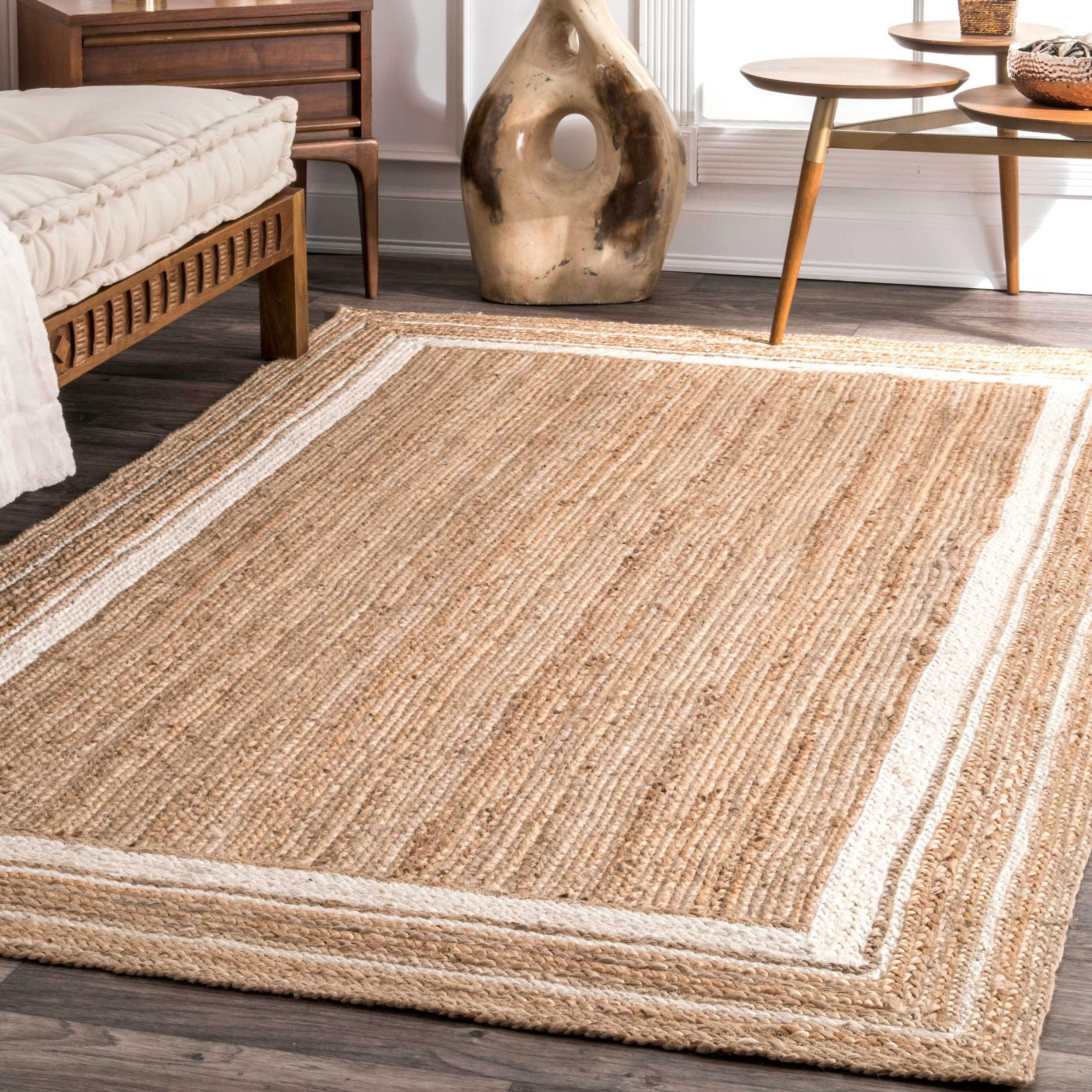 Oliver & James Cattelan Braided Natural Jute Area Rug - 3 ...