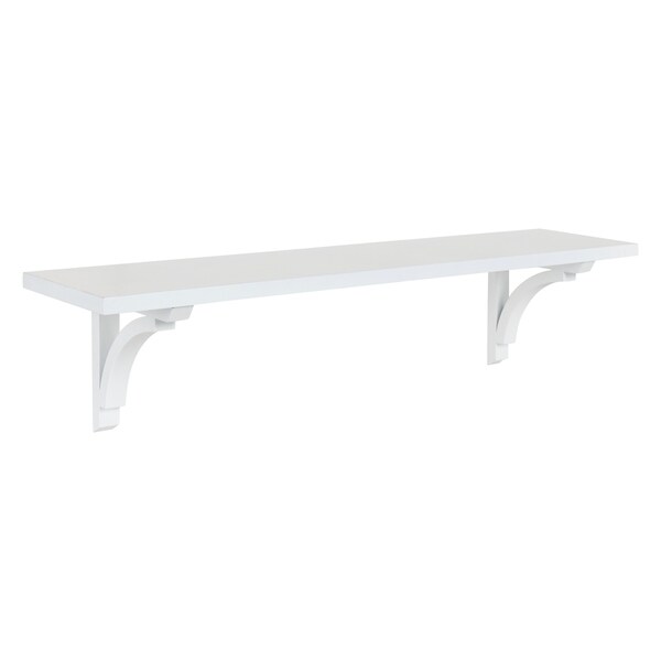 Corblynd Traditional Wood Wall Shelf