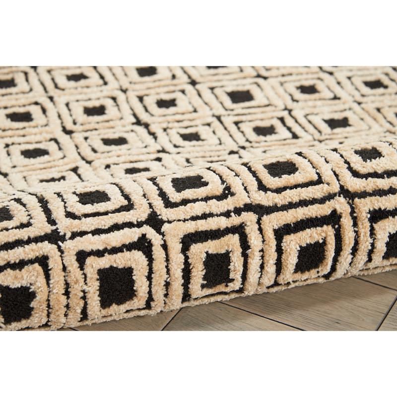 Nourison Modern Diamond Hand-tufted Area Rug