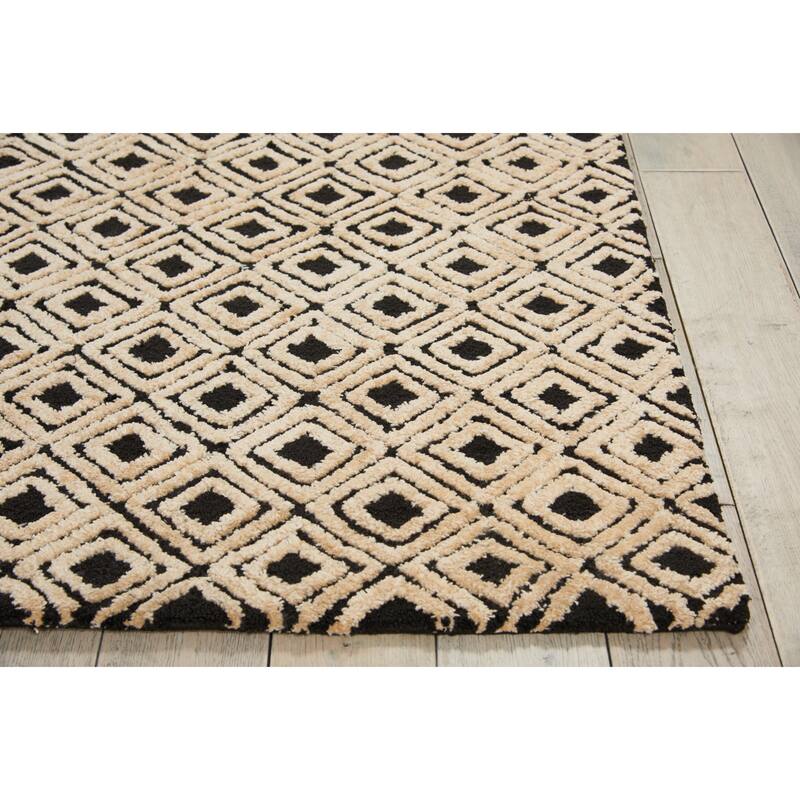 Nourison Modern Diamond Hand-tufted Area Rug