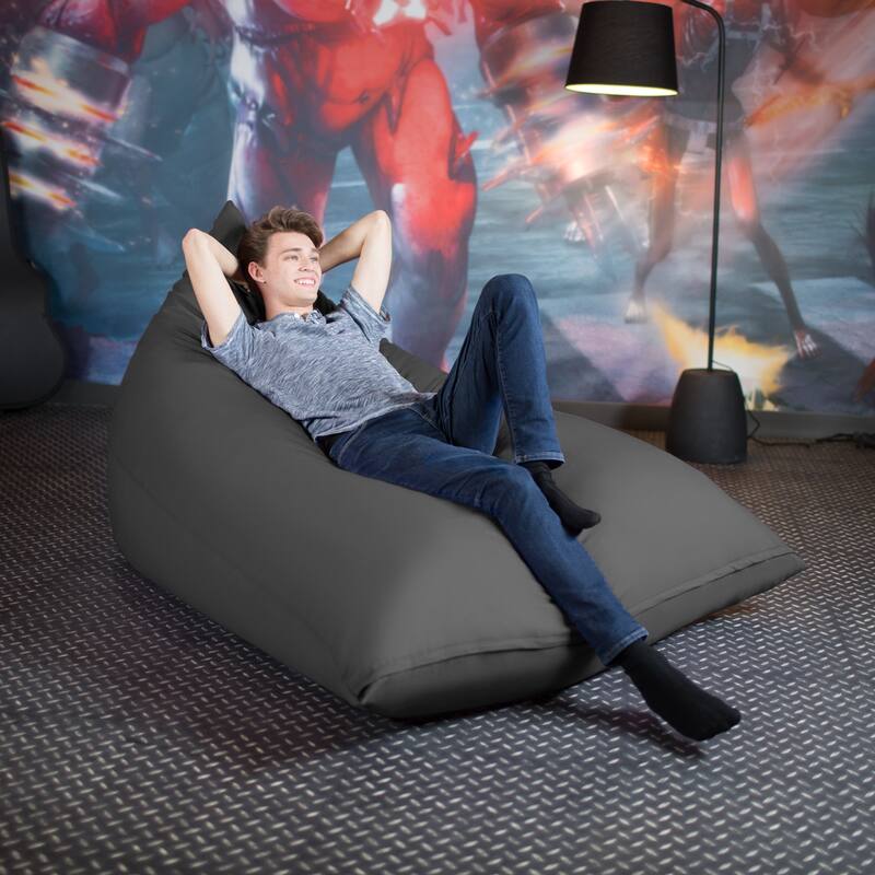 Jaxx Pivot Bean Bag Chair with Cotton Cover - Overstock - 20539244