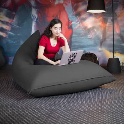 Jaxx Pivot Bean Bag Chair with Cotton Cover