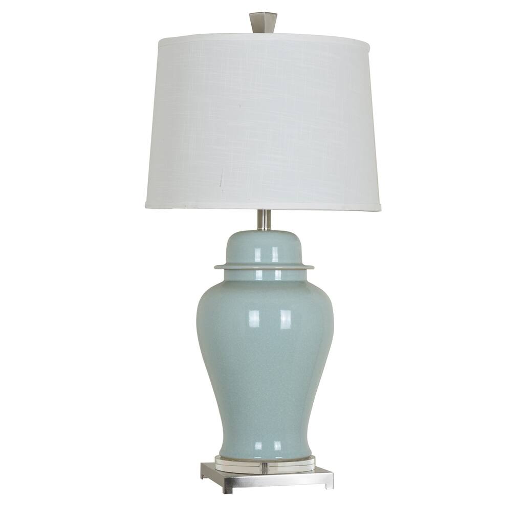 Nico Soft Blue 34-inch Table Lamp