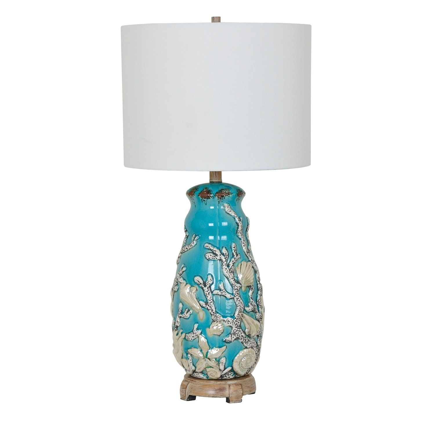 coral reef table lamp
