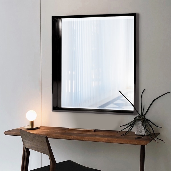 Isa Black Wall Mirror