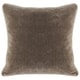 preview thumbnail 17 of 34, Porch & Den Montclair Velvet 18-inch Throw Pillow Brown
