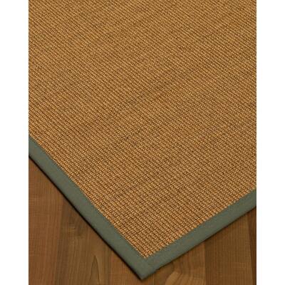 NaturalAreaRugs Melrose Sisal Area Rug Hand-Woven Stone Border (8' x 10') - 8' x 10'