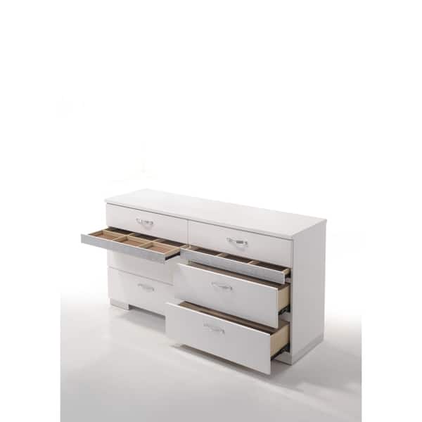 Shop Acme Adair 6 Drawer Dresser With Hidden Jewelry Drawer In