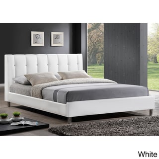 Baxton Studio Vino Modern Queen size Bed with Upholstered