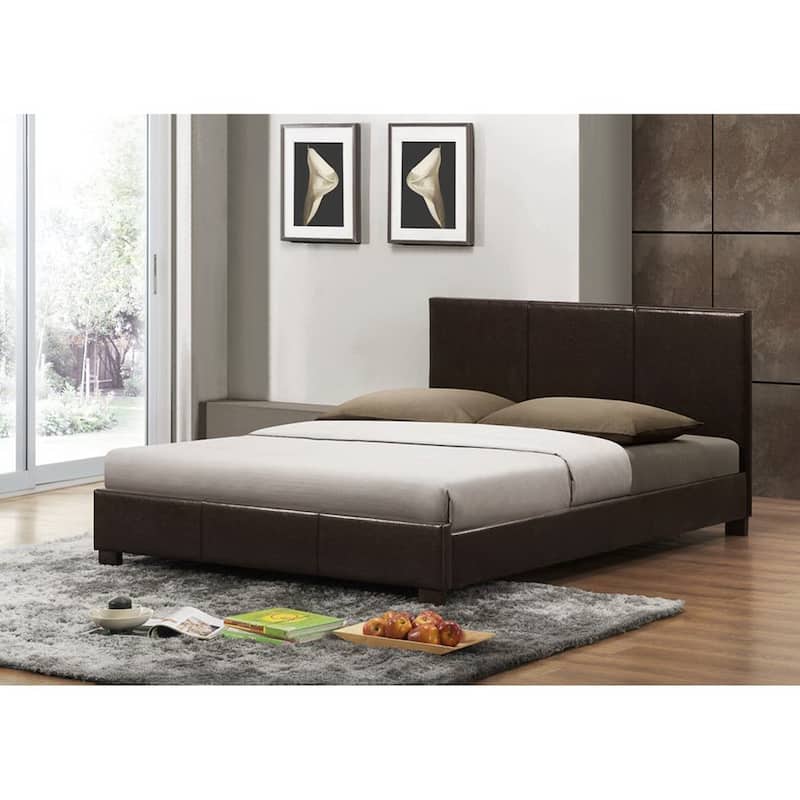 Porch & Den Cordova Contemporary Upholstered Platform Bed