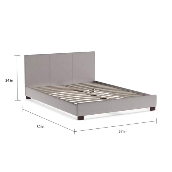 Porch & Den Cordova Contemporary Upholstered Platform Bed