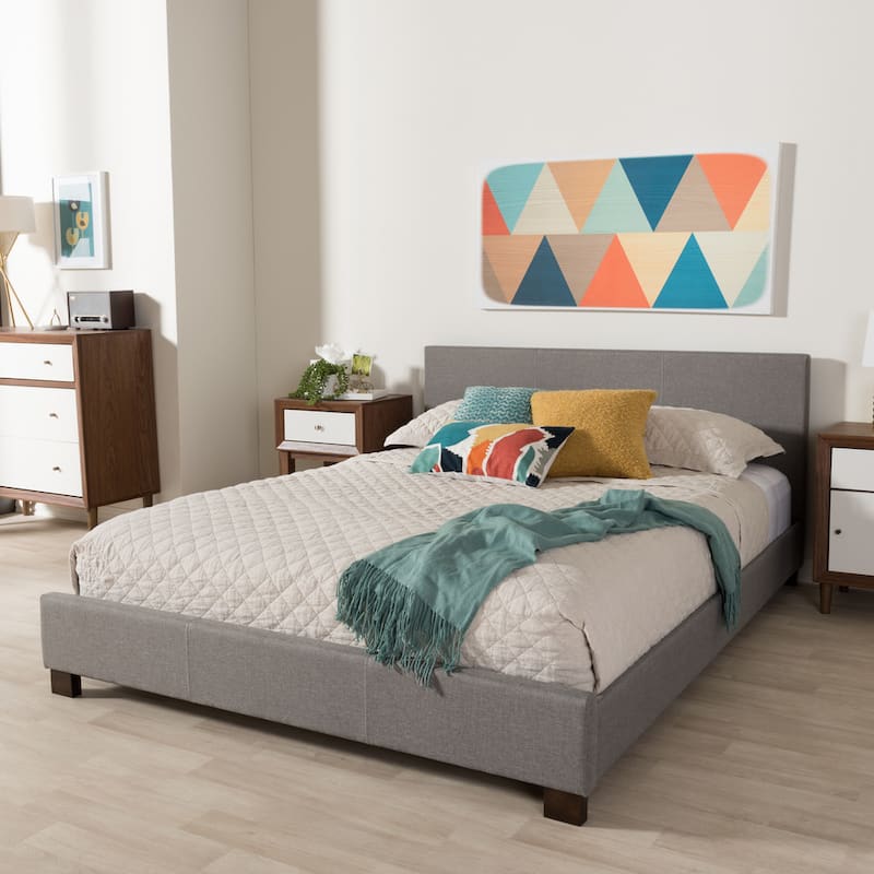 Porch & Den Cordova Contemporary Upholstered Platform Bed