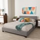 preview thumbnail 2 of 16, Porch & Den Cordova Contemporary Upholstered Platform Bed
