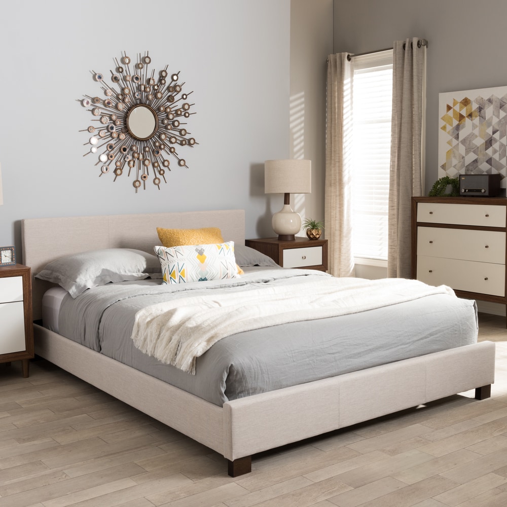 Porch & Den Cordova Contemporary Upholstered Platform Bed