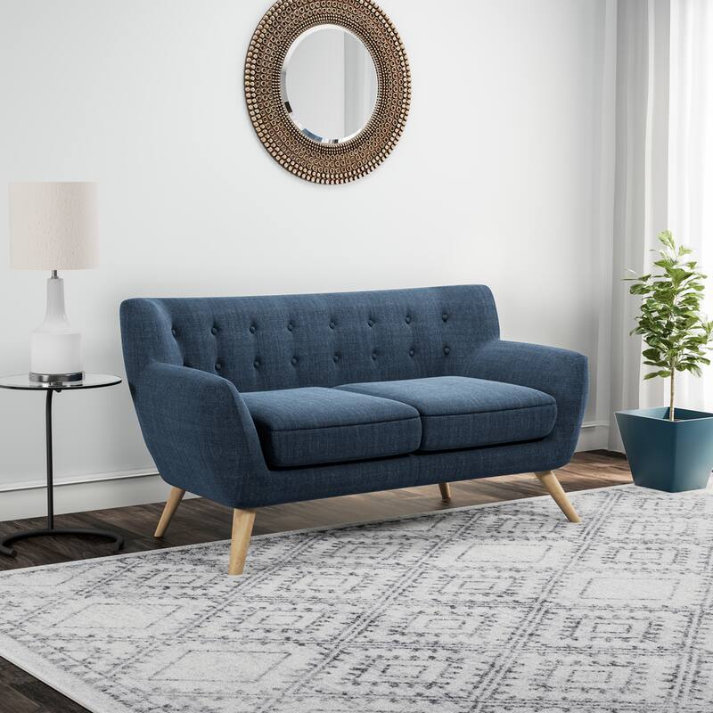 Carson Carrington Brandbu Button-tufted Loveseat