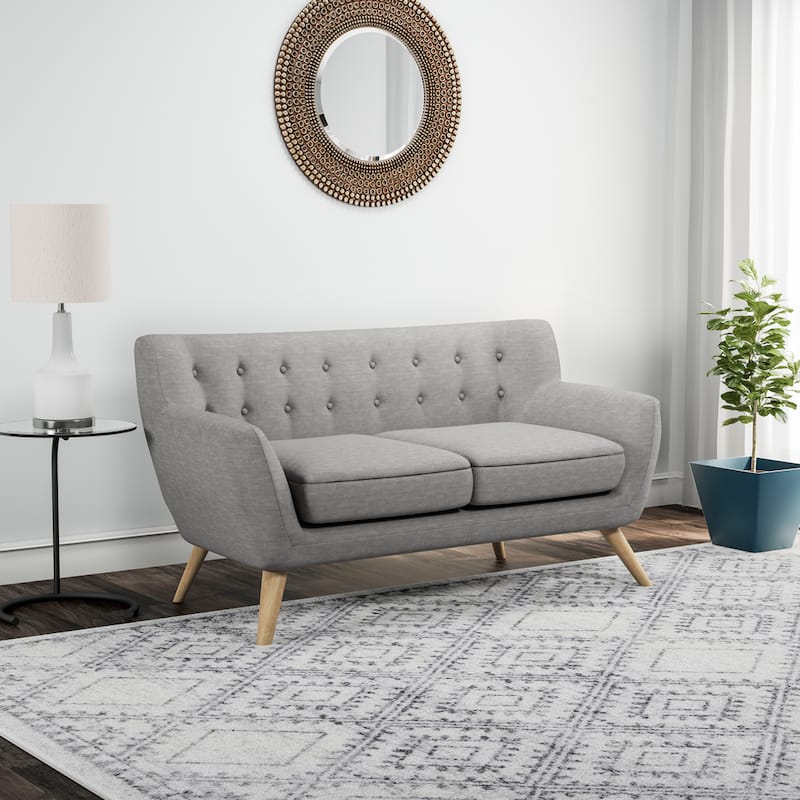 Carson Carrington Brandbu Button-tufted Loveseat