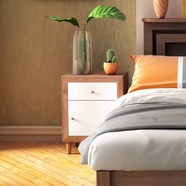 Carson Carrington Trollhattan Midcentury Singledrawer Nightstand