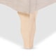 preview thumbnail 5 of 6, The Gray Barn Ayrshire Downs French Classic Modern Style Beige Mix Linen Fabric Platform Bed