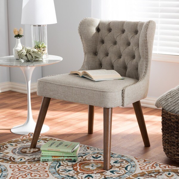 Carson Carrington Rudkobing Mid-century Modern Upholstered Tufted Accent Chair