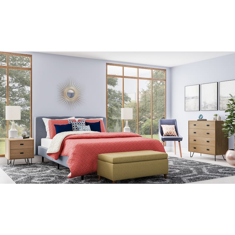 Christopher Knight Home Carson Carrington Umea Mid-century Storage Ottoman Bench