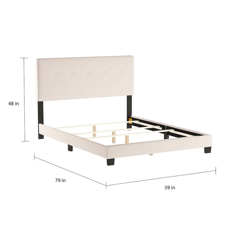 Porch & Den Desota Contemporary Upholstered Bed
