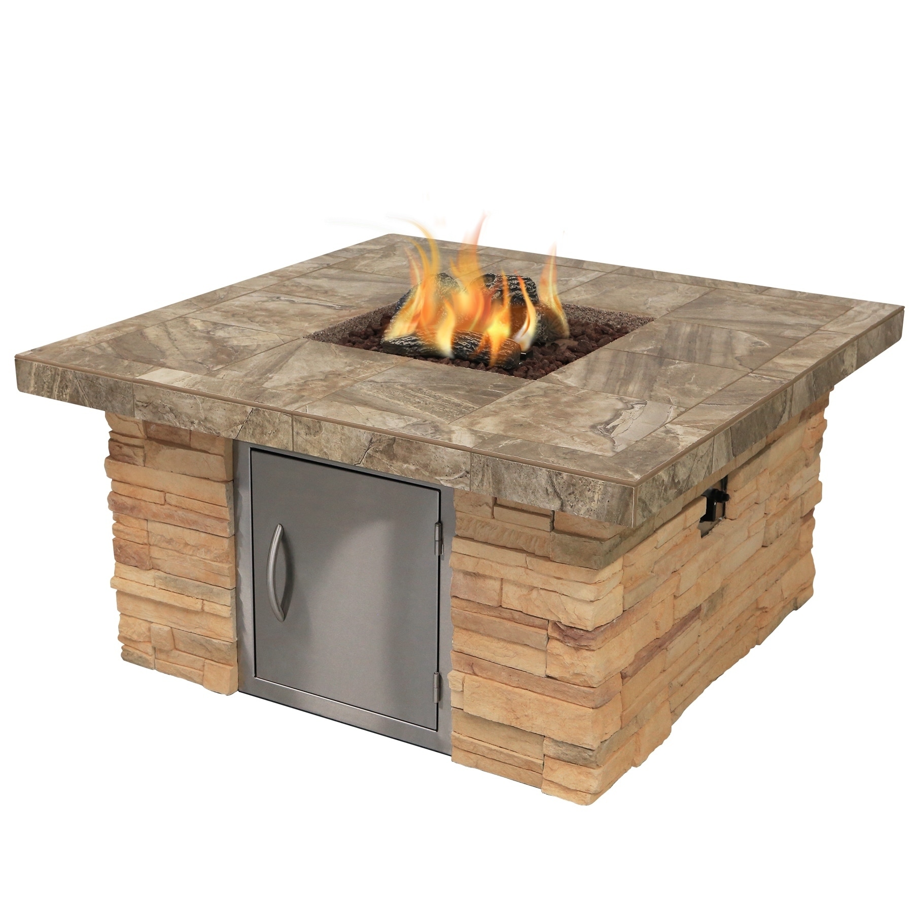 fire pit stone propane