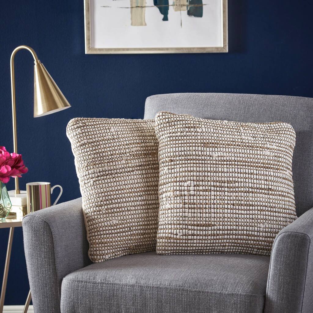 Vanda Square Chindi Pillow (Set of 2) by Christopher Knight Home