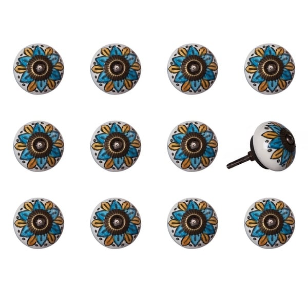 Knob-It Vintage Handpainted Ceramic Knob (12-Pack). Opens flyout.