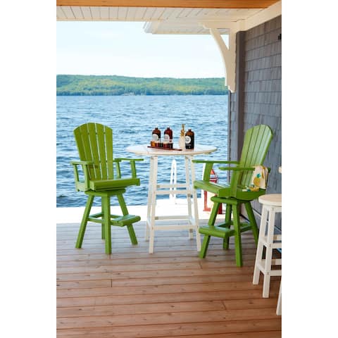 C.R. Plastics Generation Swivel Pub Arm Chair