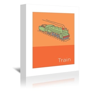Storybook Train - Wrapped Canvas Wall Art - Bed Bath &amp; Beyond - 20546824