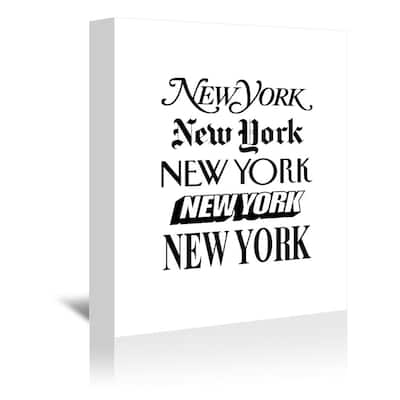 Newyork - Wrapped Canvas Wall Art