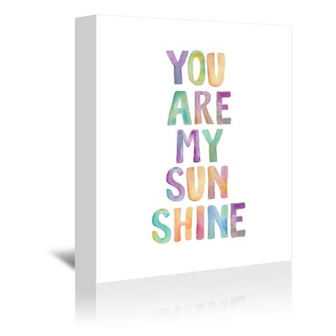 You Are My Sunshine - Wrapped Canvas Wall Art