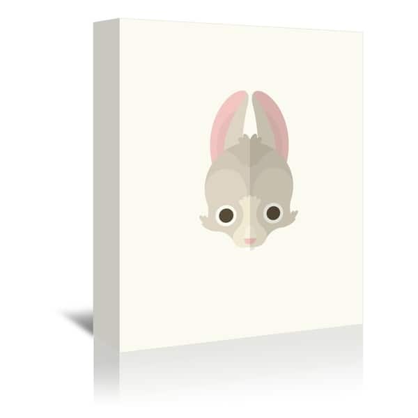 slide 2 of 3, Rabbit - Wrapped Canvas Wall Art
