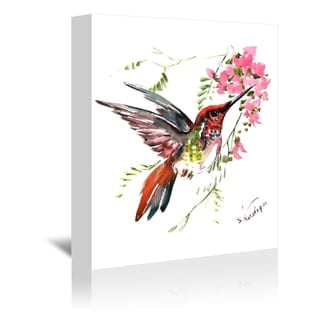 Hummingbird 3 By Suren Nersiyan - Wrapped Canvas Wall Art