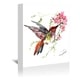 preview thumbnail 1 of 1, Hummingbird 3 By Suren Nersiyan - Wrapped Canvas Wall Art