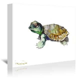 Cute Turtle By Suren Nersiyan - Wrapped Canvas Wall Art - Bed Bath ...