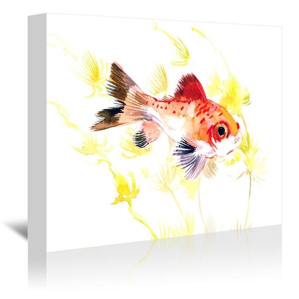 slide 1 of 3, Fish Aquarium Nursery By Suren Nersiyan - Wrapped Canvas Wall Art