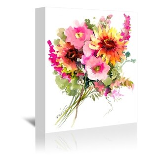 Flowers By Suren Nersiyan - Wrapped Canvas Wall Art