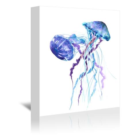 Jellyfish By Suren Nersiyan - Wrapped Canvas Wall Art