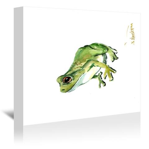 Common Frog By Suren Nersiyan - Wrapped Canvas Wall Art