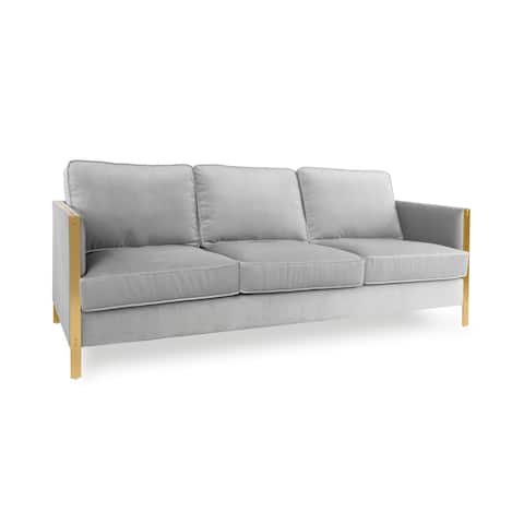 Silver Velvet Sofas Couches Online At Our