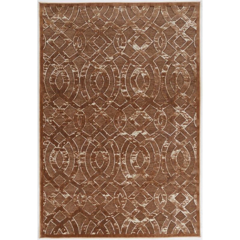 Structure Floral Area Rug
