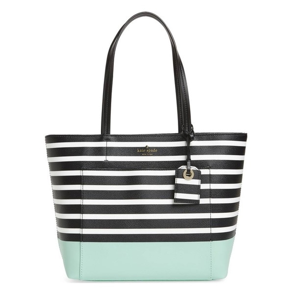 Kate Spade New York Hyde Lane Dipped Small Riley Sea Glass Kate Spade New York Hyde Lane Dipped Small Riley Sea Glass Green Tote Bag