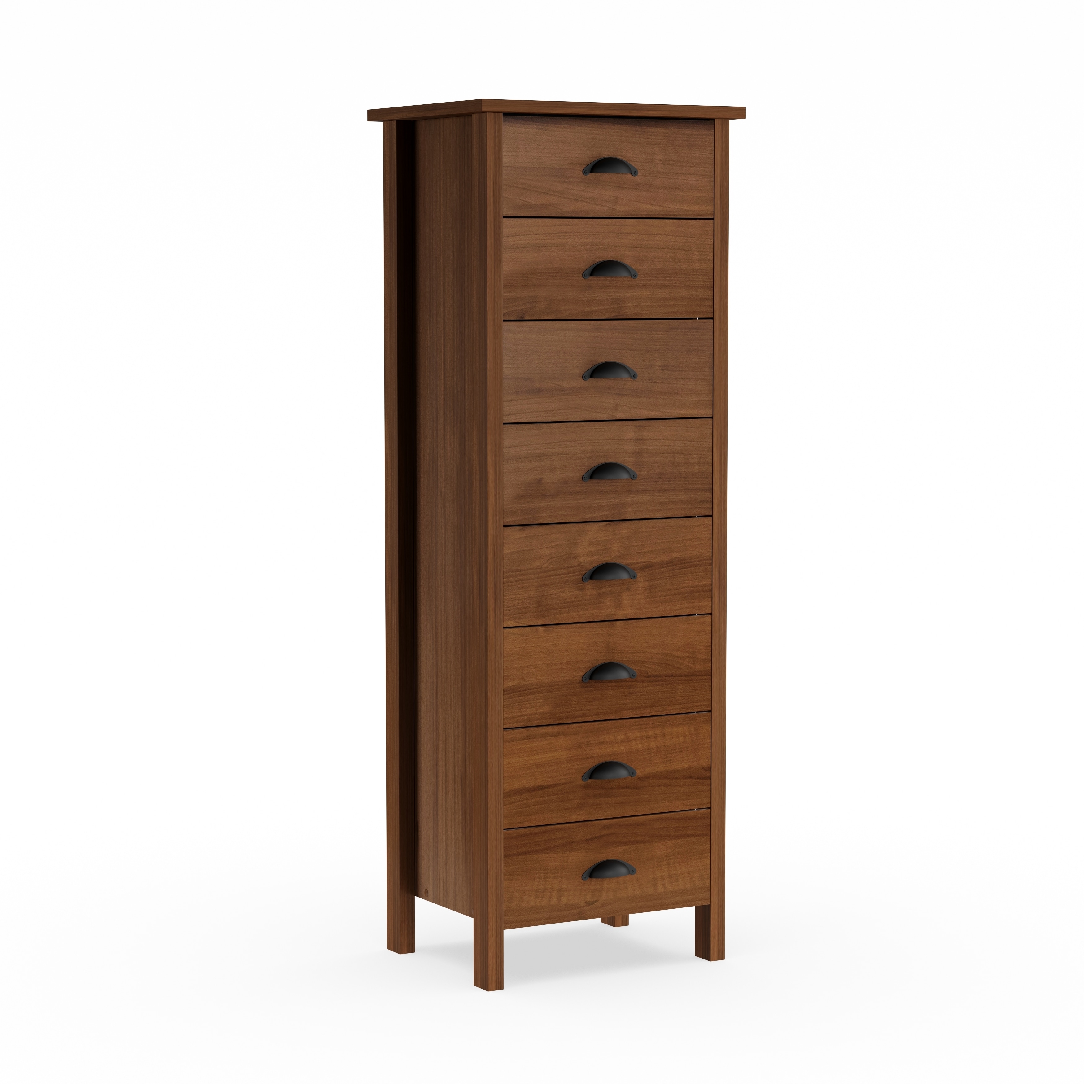 Shop Copper Grove Helenium Walnut Finish 8 Drawer Lingerie Bureau