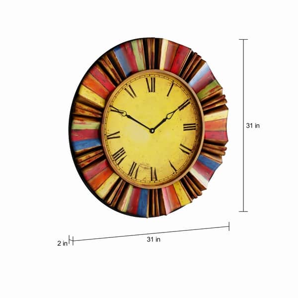 The Curated Nomad Belli Decorative Wall Clock