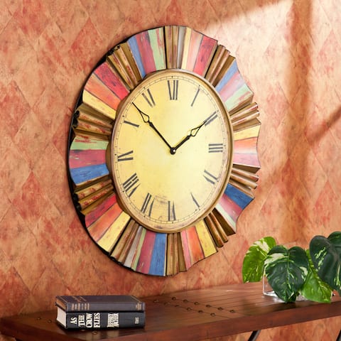 The Curated Nomad Belli Decorative Wall Clock