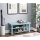 Copper Grove Cranesbill Mudroom Shoe Storage Bench - Thumbnail 16