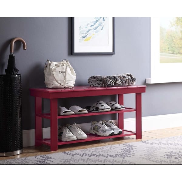Shop Copper Grove Cranesbill Mudroom Shoe Storage Bench